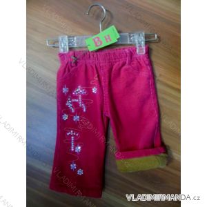 Nohavice teplé menčestrové s flaušom detské a Dorast Dievčenské (4-14 rokov) Benham BH-01-101