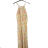 Šaty dlhé letné na ramienka dámske (S/M ONE SIZE) TALIANSKA MÓDA IMWY22161/DR žltá S/M