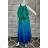 Šaty dlhé bez rukávu dámske nadrozmer (XL/2XL ONE SIZE) POLSKÁ MÓDA PMLT22MARCELINA/DR XL/2XL _barva viď foto