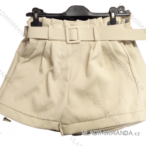 Kraťasy šortky elegantné dámske (S-2XL) TALIANSKA MÓDA IMWB22040/D