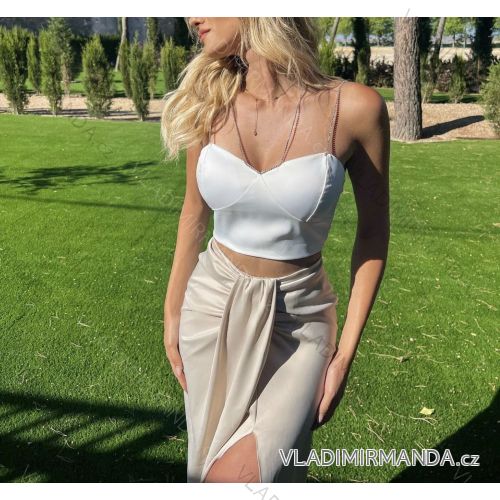 Tielko crop top na ramienka dámske (S/M ONE SIZE) TALIANSKA MÓDA IMPBB2210395kt