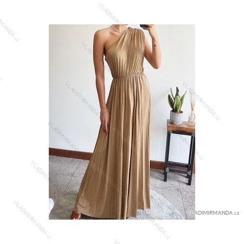 Šaty dlhé letné bez rukávov dámske (S/M ONE SIZE) TALIANSKA MÓDA IMPBB22 IMPBB22P22680