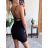 Šaty letné elegantné na ramienka dámske (S/M ONE SIZE) TALIANSKA MÓDA IMPBB22A35291