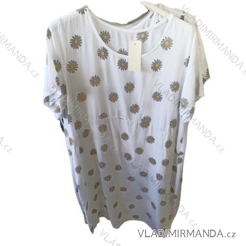 Šaty letné krátky rukáv dámske (L/XL/2XL ONE SIZE) TALIANSKA MÓDA IM722254