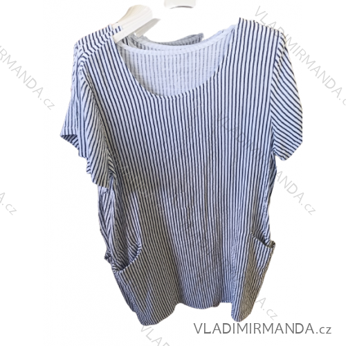 Šaty letné krátky rukáv dámske (S/M ONE SIZE) TALIANSKA MÓDA IM722262