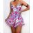 Šaty letné na ramienka dámske (S/M ONE SIZE) TALIANSKA MÓDA IMPBB22B8751