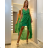 Šaty šifónové dlhé letné na ramienka dámske (S/M ONE SIZE) TALIANSKA MÓDA IMM22FS52532/DR S/M oranžová