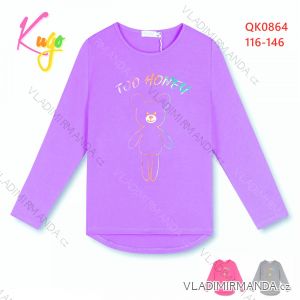 Tričko s dlhým rukávom  detské dorast dievčenské (116-146) KUGO QK0864