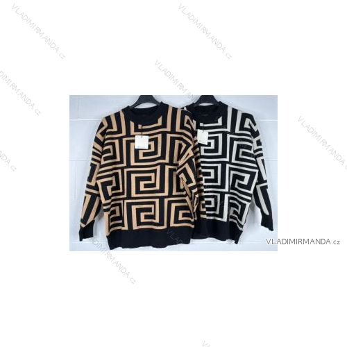 Sveter dlhý rukáv dámsky (S/M ONE SIZE) TALIANSKA MÓDA IMPBB22Z5206