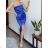 Šaty letné dlhé na ramienka dámske (S/M ONE SIZE) TALIANSKA MÓDA IMPBB22A10993