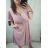 šaty plesové elegantní společenské krátký rukáv dámské (L/XL/2XL ONE SIZE) ITALSKÁ MÓDA IMM22689