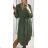 Šaty košeľové dlhý rukáv dámske (S/M/L ONE SIZE) TALIANSKA MÓDA IMWB22192/DR