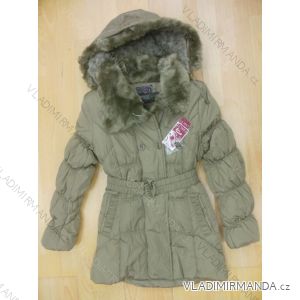 Bunda kabát zimná dámska kapucne (m-2xl) FOREST JK-12