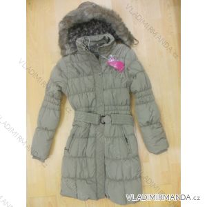 Bunda kabát zimné dlhý dámsky kapucne (m-2xl) FOREST F1301