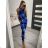 Súprava top a nohavice icecool bez rukávov dámska (S/M/L ONE SIZE) TALIANSKA MÓDA IMM22231/DR S/M zelená