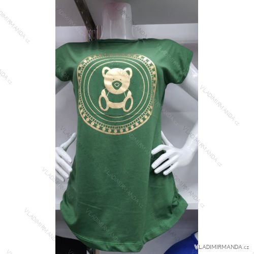 Tričko krátky rukáv dámske (M-XL) TURECKÁ MÓDA TMWG22GYA0876