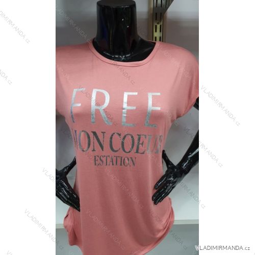 Tričko krátky rukáv dámske (M-XL) TURECKÁ MÓDA TMWG22GYA0875