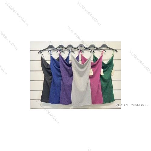 Šaty letné na ramienka dámske (S/M ONE SIZE) TALIANSKA MÓDA IMPSH223011