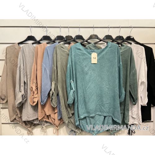 Tunika dlhý rukáv dámska (S/M ONE SIZE) TALIANSKA MÓDA IMPSH2222347