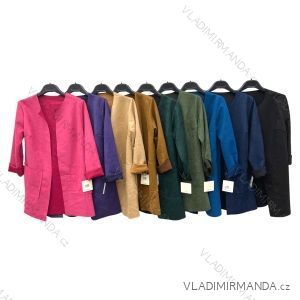 Cardigan/kabát dlhý dlhý rukáv dámska (S/M ONE SIZE) TALIANSKA MÓDA IMPLM22017000060