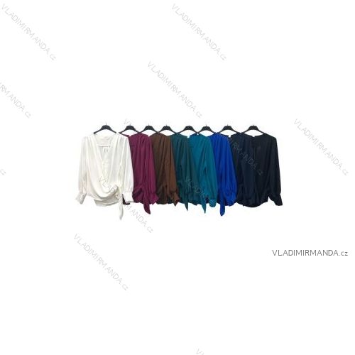 Tunika/blúzka dlhý rukáv dámska (S/M ONE SIZE) TALIANSKA MÓDA IMPLM22704800075
