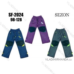 Nohavice outdoor slabé detské dievčenské a chlapčenské (98-128) SEZON SEZ22SF-2024