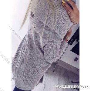 Cardigan pletený dlhý rukáv dámsky (S/M/L ONE SIZE) TALIANSKA MÓDA IMWB23530