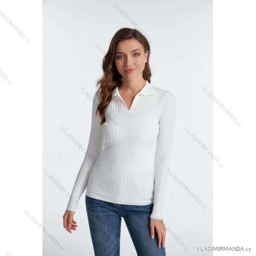 Sveter tenký dlhý rukáv dámsky (S/M ONE SIZE) TALIANSKA MóDA EXTRA ME  IMM22fd5998