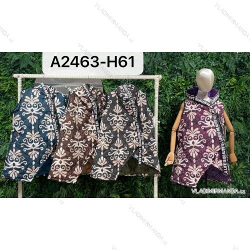 Vesta s kapucňou dámska (S/M ONE SIZE) TALIANSKA MÓDA IMM22br2463