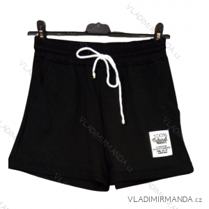Kraťasy šortky letné dámske (S/M ONE SIZE) TALIANSKA MÓDA IMM22BR1895/DR