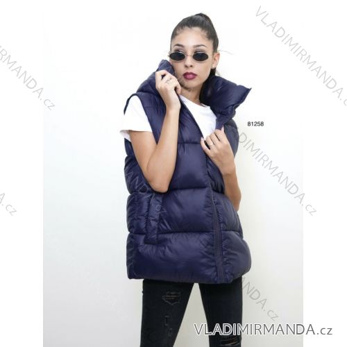 Vesta s kapucňou bez rukávu dámske (S-2XL) TALIANSKA MÓDA IMPBD2281258e