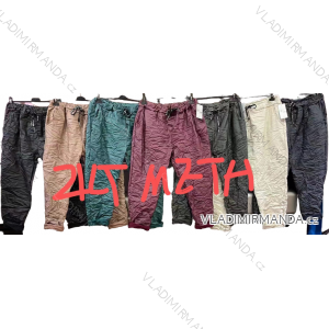 Nohavice strečové dámske nadrozmer (3XL/4XL ONE SIZE) TALIANSKA MóDA IM422998LH
