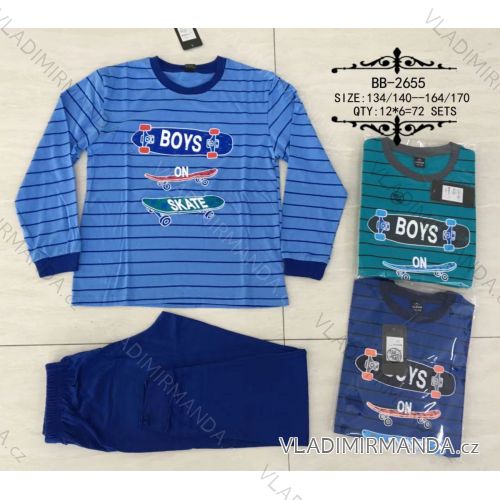 Pyžamo dlhé dorast chlapčenské (134/140-164/170) VALERIE DREAM NFL22BB-2655