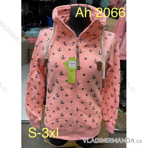 Mikina s kapucňou na zips dámska (S-3XL) VINTE VIN22AH2066