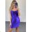Šaty elegantné na ramienka dámske (S/M ONE SIZE) TALIANSKA MÓDA IMPBB22C25330