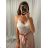 Body tielko elegantné čipkované dámske (S / M ONE SIZE) TALIANSKÁ MÓDA IMM22291