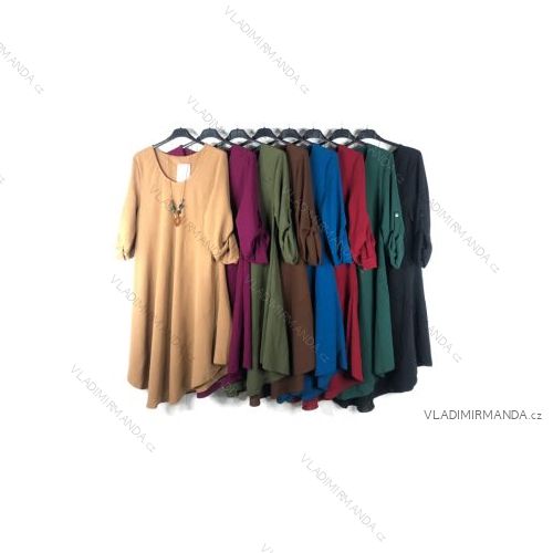 Šaty dlhý rukáv dámske (S/M ONE SIZE) TALIANSKA MÓDA IMPBB2250341v