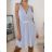 Šaty elegantní šifonové na ramínka dámské (S/M ONE SIZE) ITALSKÁ MÓDA IMM2223542LS/DR čierna S/M
