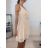 Šaty elegantní šifonové na ramínka dámské (S/M ONE SIZE) ITALSKÁ MÓDA IMM2223542LS/DR čierna S/M