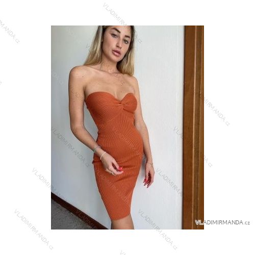 Šaty elegantné bez rukávov dámske (S/M ONE SIZE) TALIANSKA MÓDA IMPBB2208682-1r