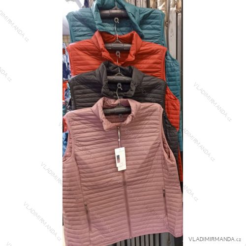 Vesta bez rukávov dámska nadrozmer (5XL-9XL) POĽSKÁ MODA PME22042