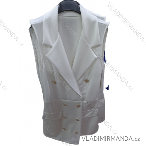 Šaty kabátikovej bez rukávu dámske (S/M ONE SIZE) TALIANSKA MóDA IM322306
