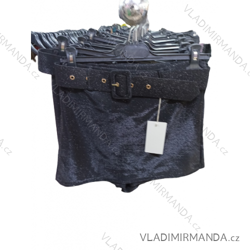 Sukňa s opaskom krátka dámska (S/M ONE SIZE) TALIANSKA MóDA IM322317