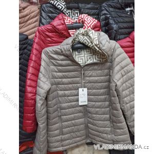 Bunda s kapucňou dámska nadrozmer (46-54) POLSKÁ MODA BLI22004