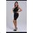 Šaty elegantné bez rukávov dámske (S/M ONE SIZE) TALIANSKA MÓDA IMPBB22B22873