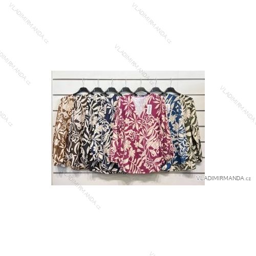 Tunika dlhý rukáv dámska (S/M ONE SIZE) TALIANSKA MÓDA IMPSH228345