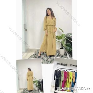 Šaty dlhé dlhý rukáv dámske (S/M ONE SIZE) TALIANSKA MÓDA IMPDY22LS17946