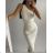 Šaty dlhé riadkované bez rukávov dámske (S/M ONE SIZE) TALIANSKA MÓDA IMPMM22227810011