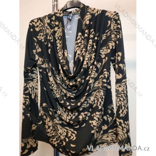 Tunika dlhý rukáv dámska (S/M ONE SIZE) TALIANSKA MÓDA IMPMM22378120080