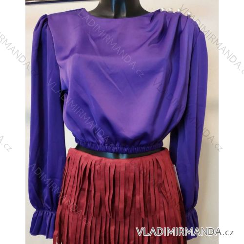 Tunika dlhý rukáv dámska (S/M ONE SIZE) TALIANSKA MÓDA IMPMM22351300080